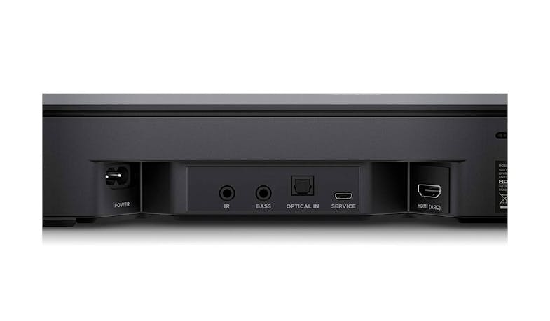 Bose Smart Soundbar 300 - Black - ports