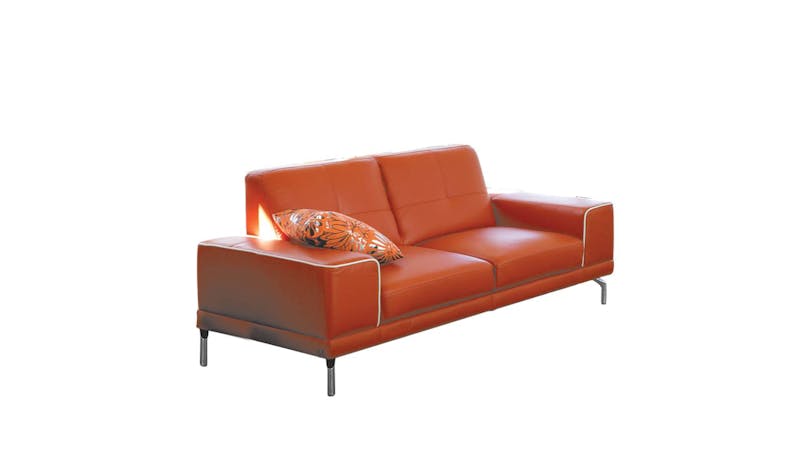 Lima Full Leather 2-Seater Sofa