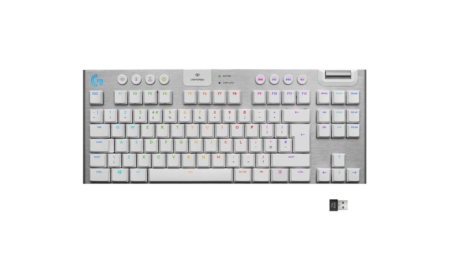 white logitech g915 tkl