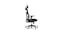 Urban Venon Office Chair - Black - Side