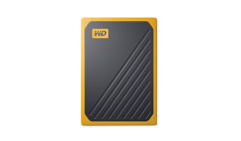 Western Digital WDBMCG0010BYT My Passport Go 1TB SSD - Amber - Front