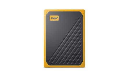 Western Digital WDBMCG0010BYT My Passport Go 1TB SSD - Amber - Front