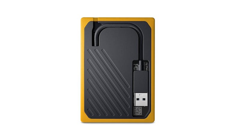 Western Digital WDBMCG0010BYT My Passport Go 1TB SSD - Amber - back
