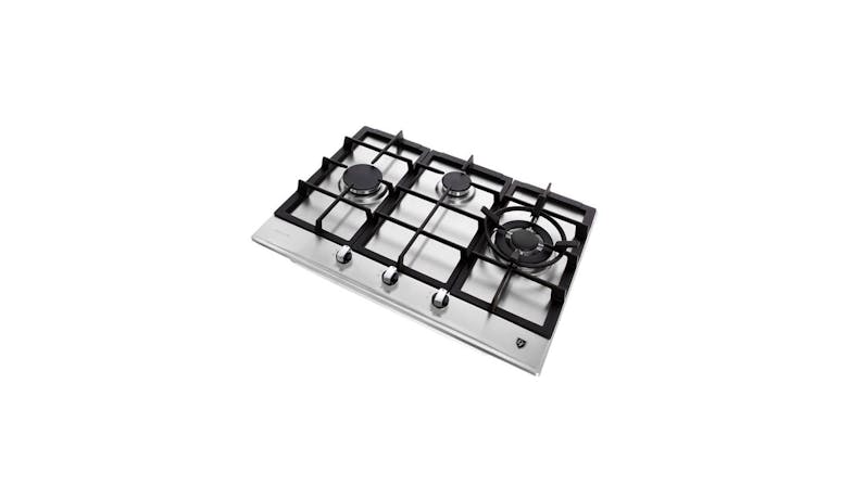 EF 70cm Battery Ignition Built-in Hob - Stainless Steel (Side View)