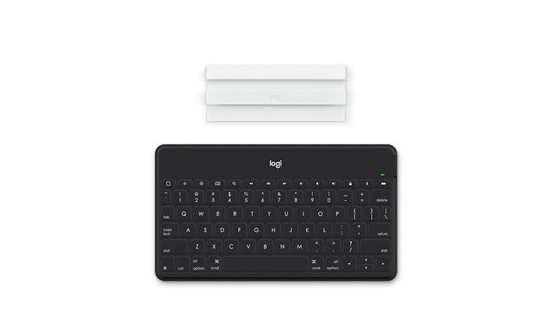 Logitech (920-008536) Keys To Go Ultra Slim Keyboard with iPhone Stand - Black (Top View)