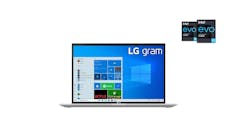 LG Gram 14Z90P-G.AA56A3 14-Inch i5 (16GB RAM + 512GB SSD) Laptop - Silver - Front View