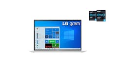 LG Gram 14Z90P-G.AA74A3 14-Inch i7 (16GB RAM + 512GB SSD) Laptop - White (Front View)