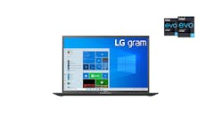 LG Gram 14Z90P-G.AA75A3 14-Inch i7 (16GB RAM + 512GB SSD) Laptop - Black - Front View