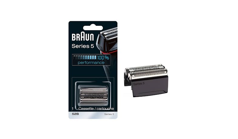 Braun Series 5 52B Cassette Shaver Replacement - (Full Set View)