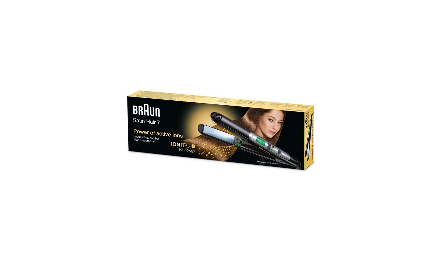 Braun satin hair on sale 7 iontec straightener