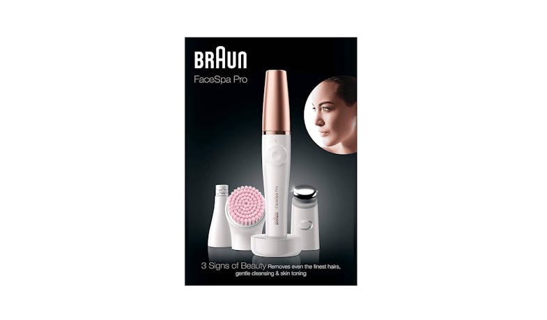 Braun SE Pro 912 FaceSpa Facial Epilator with Cleansing Brush (Packaged View)