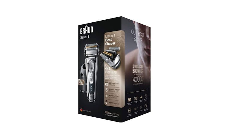 Braun Series 9 9395cc Men Electric Shaver (Packaged View)
