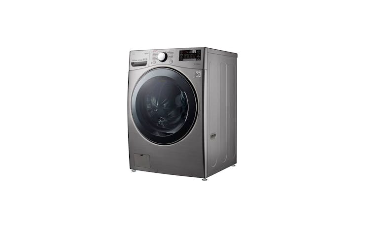 LG F2719RVTV 19kg/12kg Smart Washer Dryer - Stainless Silver (Side View)