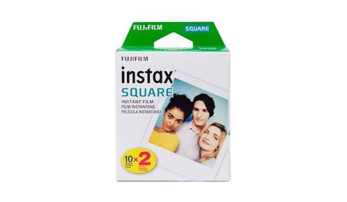 FujiFilm instax Square Instant Film Twin Package- White