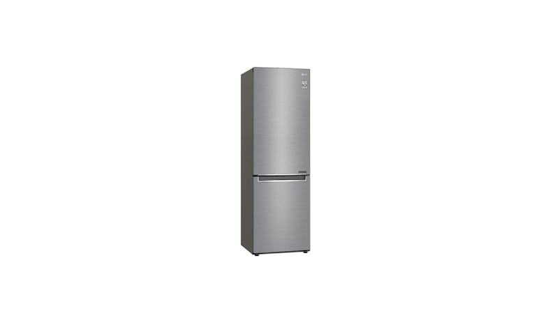 LG GB-B3449PZ (Nett 341L) Bottom Freezer Refrigerator - Platinum Silver (Side View)