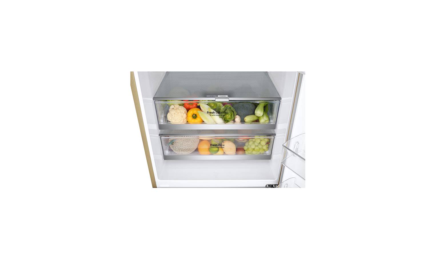 Lg Inverter Linear Compressor Gb B4459gv Nett 451l Bottom Freezer Refrigerator Gold Harvey Norman Singapore