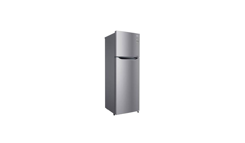 LG Linear Cooling GR-B2757PZ (Nett 253L) Top Freezer Refrigerator - Platinum Silver - Side View