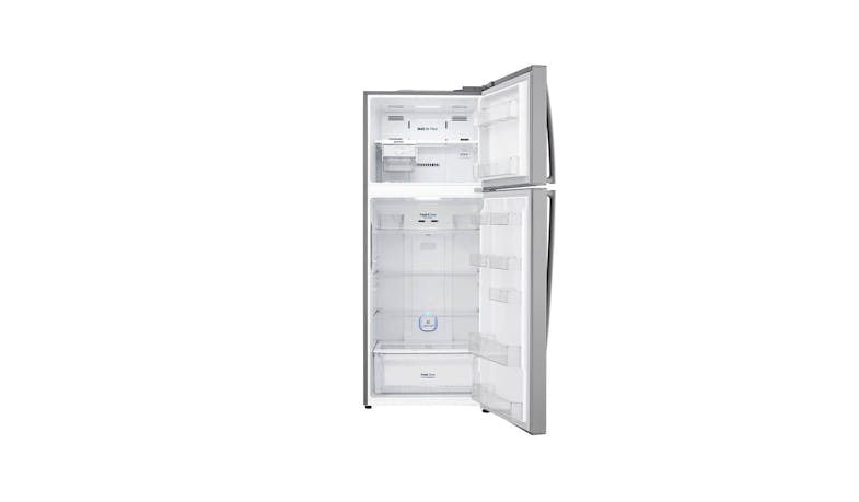 LG Inverter Linear Compressor GT-B4387PZ Top Freezer Refrigerator (Open View)