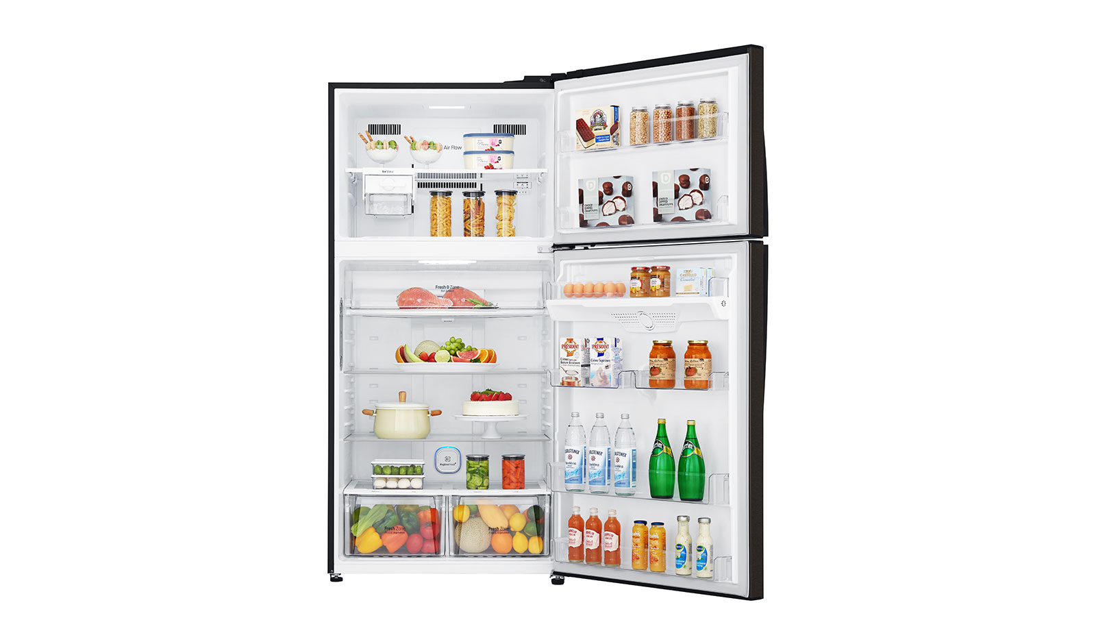 LG Inverter Linear Compressor GTM5967BL 592L) Top Freezer