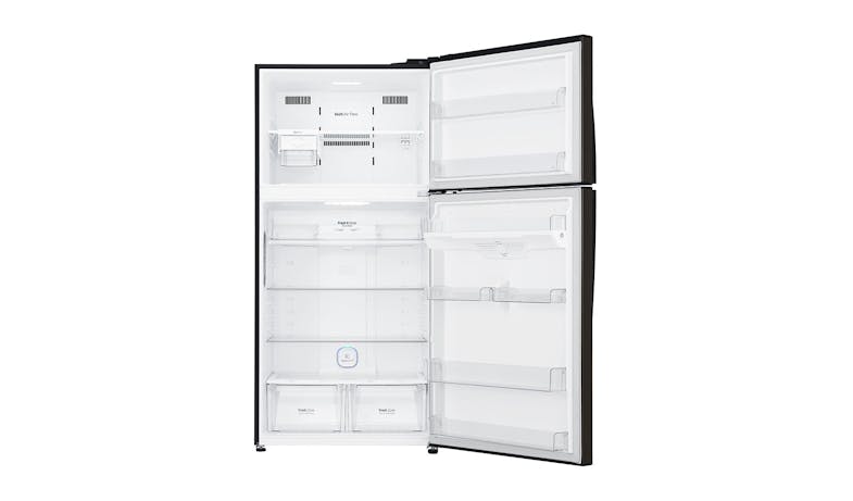 LG Inverter Linear Compressor GT-M5967BL Top Freezer Refrigerator (Open View)