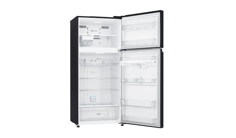 LG Inverter Linear Compressor GT-T5107BM Top Freezer Refrigerator (Inner View)