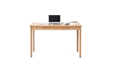 Urban Oasis Solid Oak Desk with Drawer - 120cm - Main