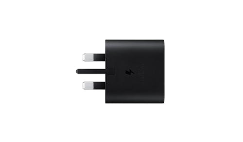 Samsung 25W PD Travel Adapter Black (Without Cable) Side View