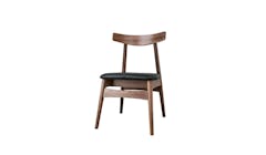 Urban Xenth Solid Walnut Dining Chair with Padded Seat - Main