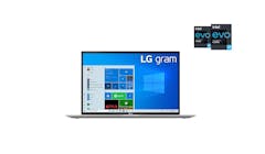 LG Gram 17Z90P-G.AA76A3 Laptop - Dark Silver Front View
