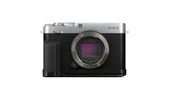 FUJIFILM X-E4 Mirrorless Camera with Accessory Kit - Silver (Front View)