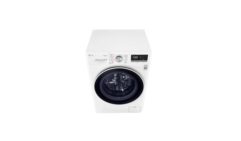 LG FV1285S4W 8.5kg Slim AI Direct Drive Front Load Washer (Top View)