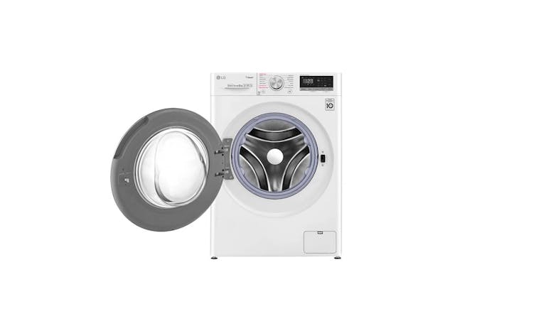 LG FV1408S4W 8kg AI Direct Drive Front Load Washer (Opened  View)