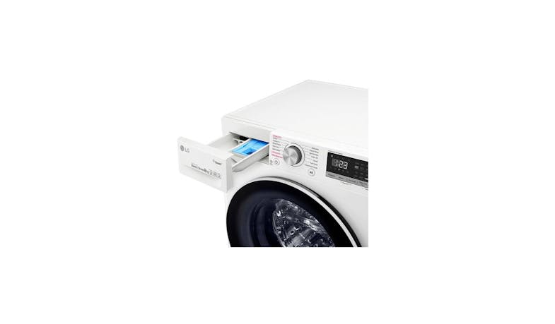 LG FV1408S4W 8kg AI Direct Drive Front Load Washer (Top View)