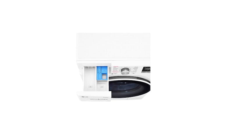 LG AI Direct Drive FV1408S4W 8KG Front Load Washing Machine - Blue White_1