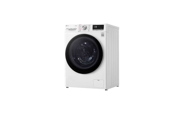 LG FV1409H3W 9/6kg AI Direct Drive Front Load Washer Dryer (Side View)