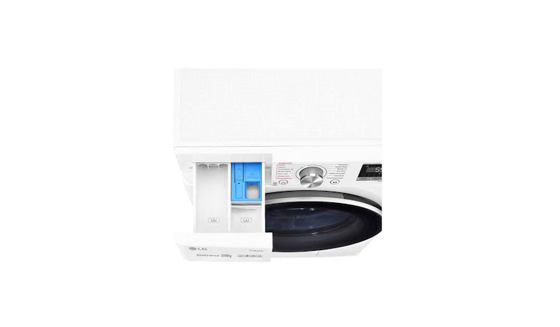 LG FV1409H3W 9/6kg AI Direct Drive Front Load Washer Dryer (Top  View)