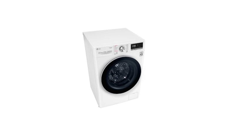 LG FV1409H3W 9/6kg AI Direct Drive Front Load Washer Dryer (Side View)