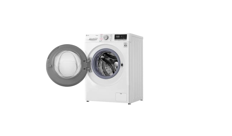 LG AI Direct Drive FV1409S4W 9kg Front Load Washing Machine (Side View)