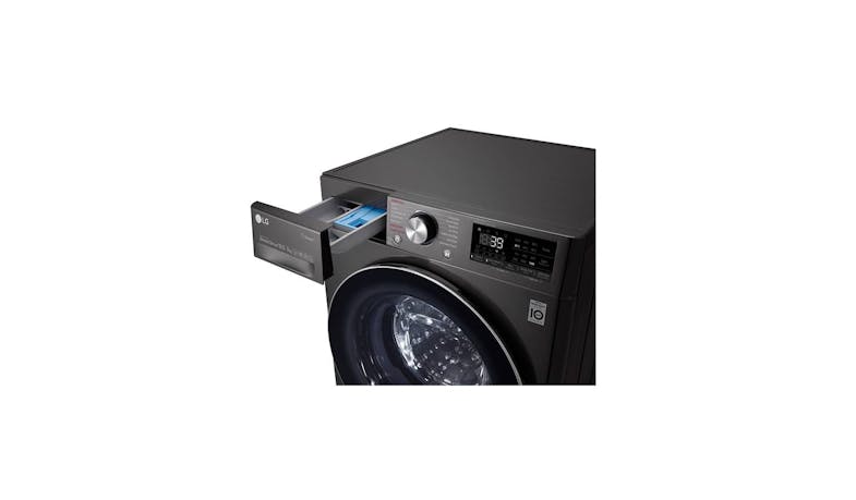 LG AI Direct Drive FV1450H2K Front Load Washer Dryer ( Top Side View)