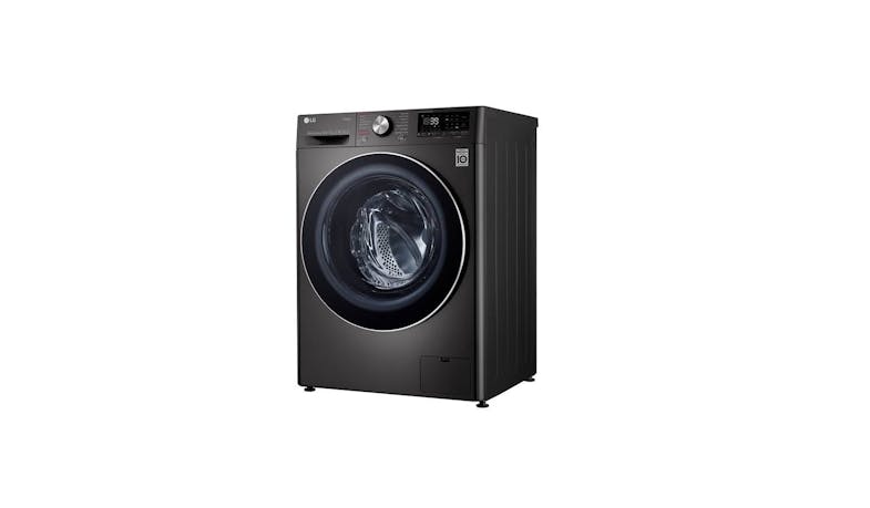 LG AI Direct Drive FV1450H2K Front Load Washer Dryer (Side View)