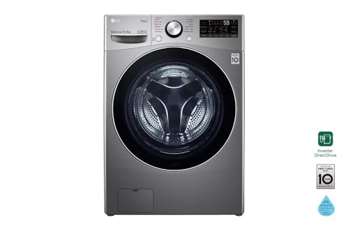 LG AI Direct Drive™ F2515RTGV 15kg/8kg Front Load Washer Dryer Combo - Stone Silver