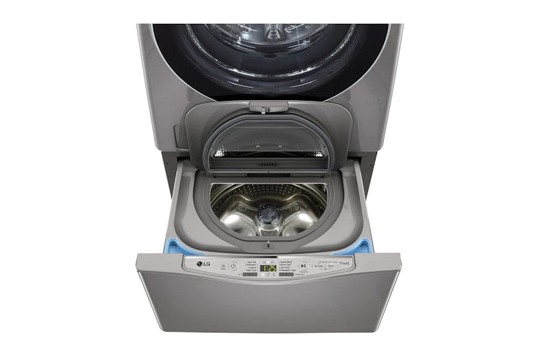 LG Slim Inverter DD T2525NTWV 2.5kg Mini Front Load Washer - Stone Silver (Front View)