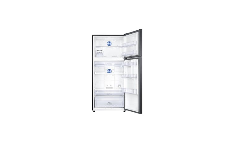Samsung 500L Top Mount Fridge with Twin Cooling Plus – Black RT50K6257B1/SS (Opened View)