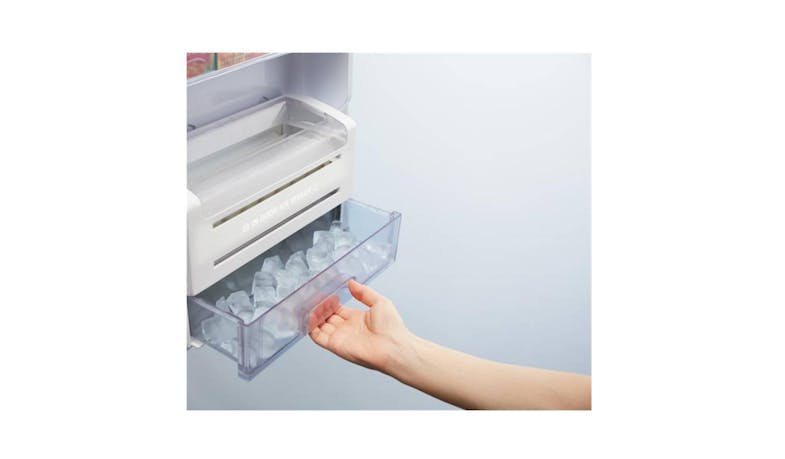 Sharp 600L Top Refrigerator - Dark Silver SJ-PG60P2 (Inner View)