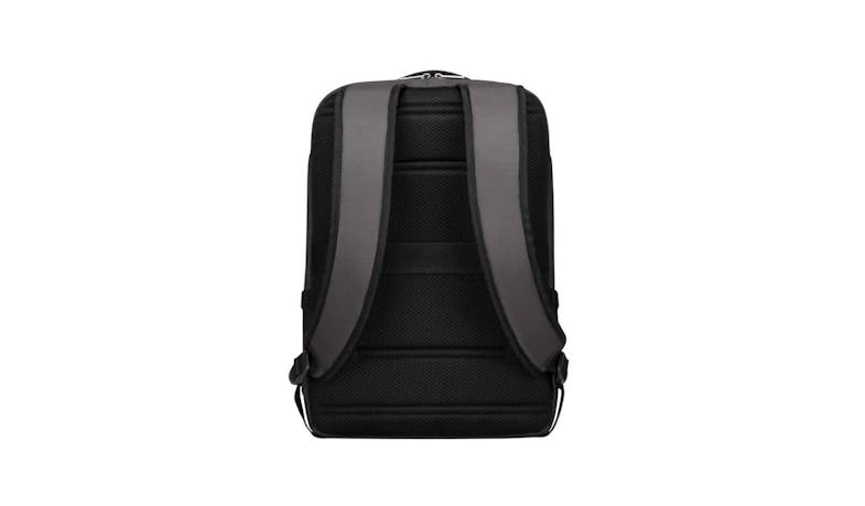 Targus TBB59404GL 15.6" Urban Essential Backpack –Gray (Back  View)