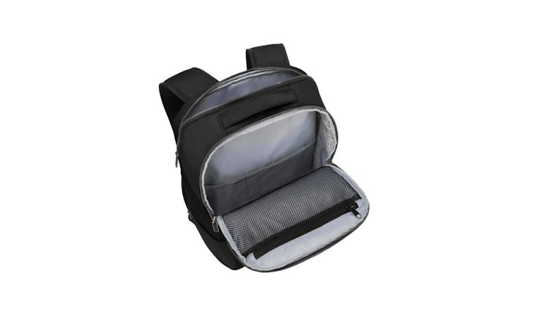 Targus TBB594GL 15.6" Urban Essential Backpack -Black (Opened View)