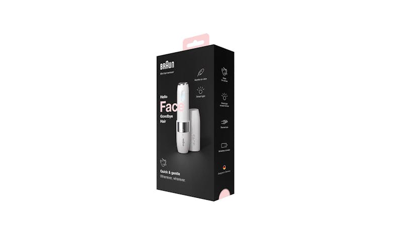 Braun Hair Facial Remover with Smartlight - White (FS1000) - Packaged View