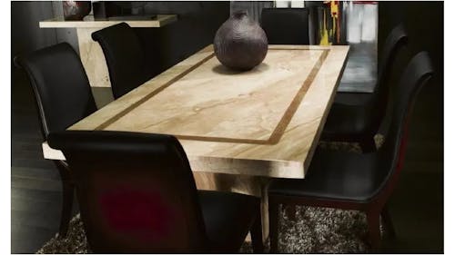 Kevino Italian Marble Dining Table (180 cm)