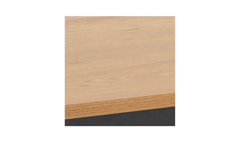 Urban Seaford 160cm Dining Table - Wild Oak/Black (86912) - Surface