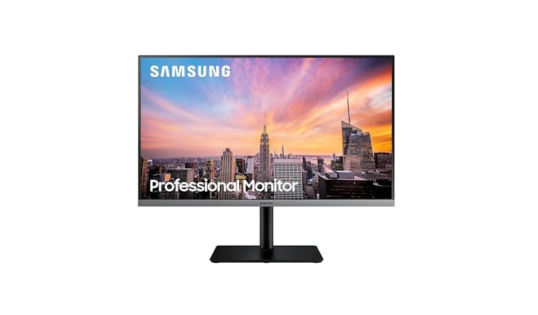 Samsung 27-inch Professional Monitor With Bezel-less Design (LS27R650FDEXXS) Front View